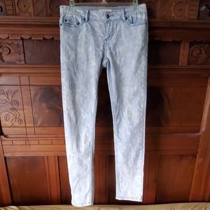 2.1 DENIM Acid / Stone Washed Skinny Jeans  28